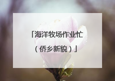 海洋牧场作业忙（侨乡新貌）