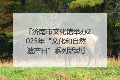 济南市文化馆举办2025年“文化和自然遗产日”系列活动