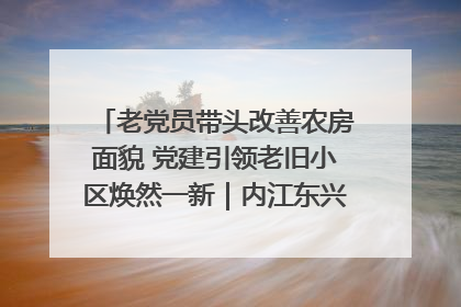 老党员带头改善农房面貌 党建引领老旧小区焕然一新｜内江东兴“红”在哪？④