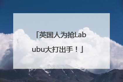 英国人为抢Labubu大打出手！