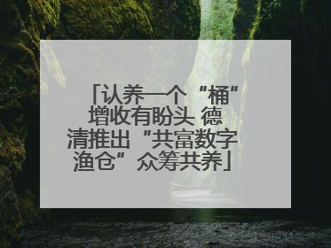 认养一个“桶” 增收有盼头 德清推出“共富数字渔仓”众筹共养