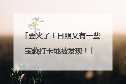 要火了！日照又有一些宝藏打卡地被发现！
