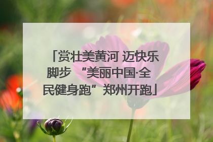 赏壮美黄河 迈快乐脚步 “美丽中国·全民健身跑”郑州开跑