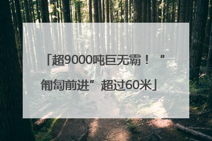 超9000吨巨无霸！“匍匐前进”超过60米