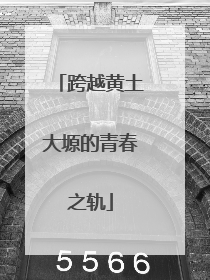 跨越黄土大塬的青春之轨