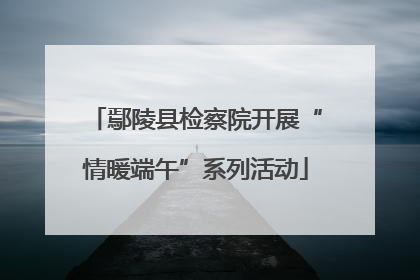 鄢陵县检察院开展“情暖端午”系列活动