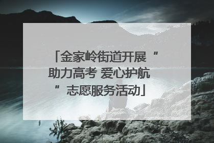 金家岭街道开展“助力高考 爱心护航”志愿服务活动