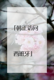韩正访问西班牙