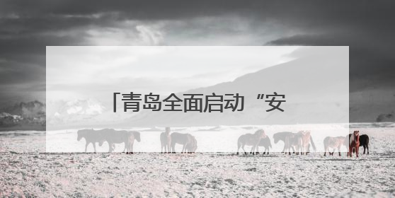 青岛全面启动“安全生产月”活动