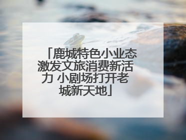 鹿城特色小业态激发文旅消费新活力 小剧场打开老城新天地