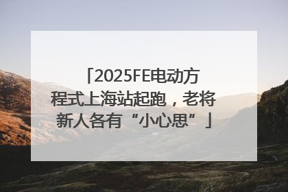 2025FE电动方程式上海站起跑，老将新人各有“小心思”