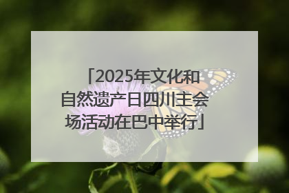 2025年文化和自然遗产日四川主会场活动在巴中举行