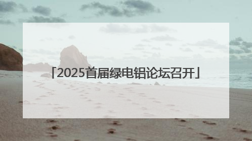 2025首届绿电铝论坛召开