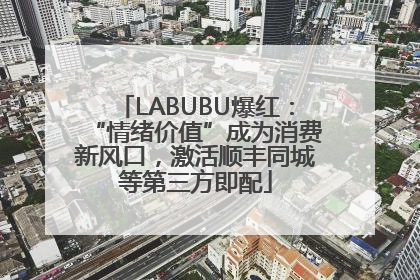 LABUBU爆红：“情绪价值”成为消费新风口，激活顺丰同城等第三方即配